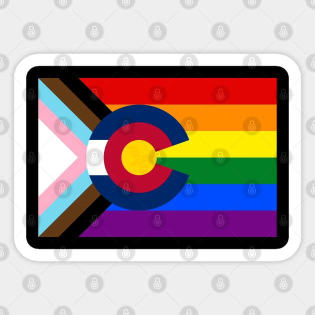 Colorado Progress Flag Sticker by That5280Lady